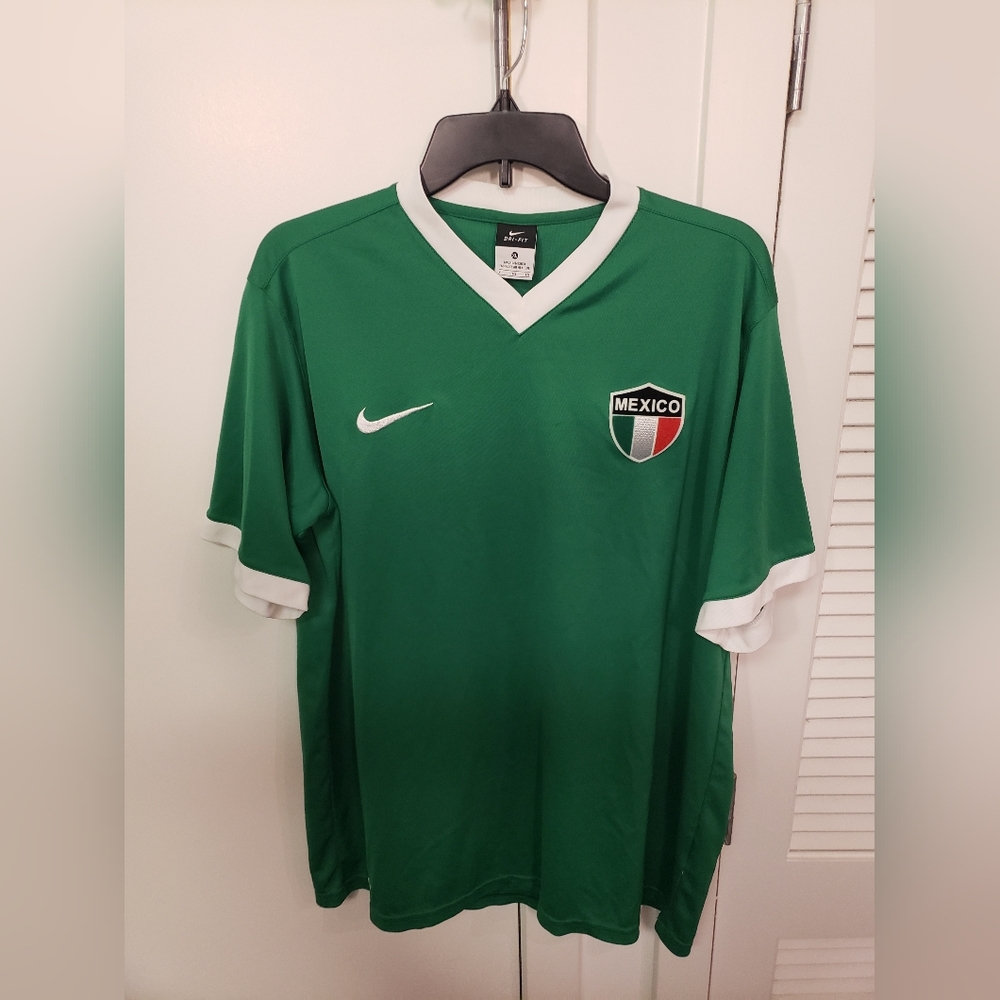 Nike Mexico National Team Jersey Extra Large XL True to Size GREEN 10